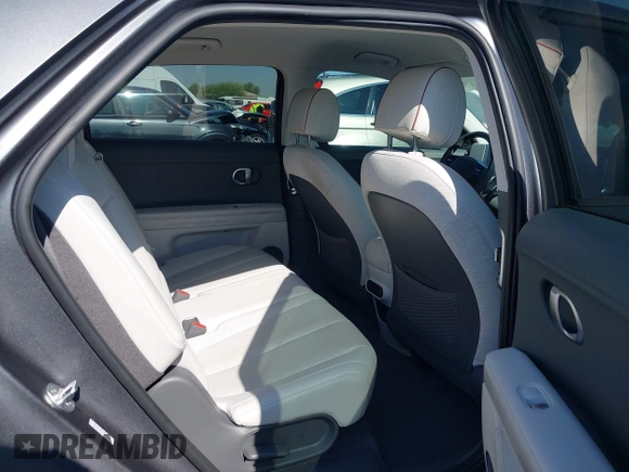 2022 Hyundai Ioniq 5 SEL with VIN KM8KN4AE5NU057365, listed as a IAAI auction lot 42460198 with 36,376 mi miles and . Bid and sale history available at DreamBid. Image 8.