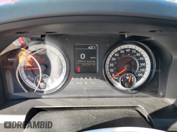 2020 Ram 1500 Classic Tradesman with VIN 1C6RR6FG1LS139266, listed as a Copart auction lot 88638725 with 90,339 mi miles and Salvage Title. Bid and sale history available at carsss.com. Image 9.