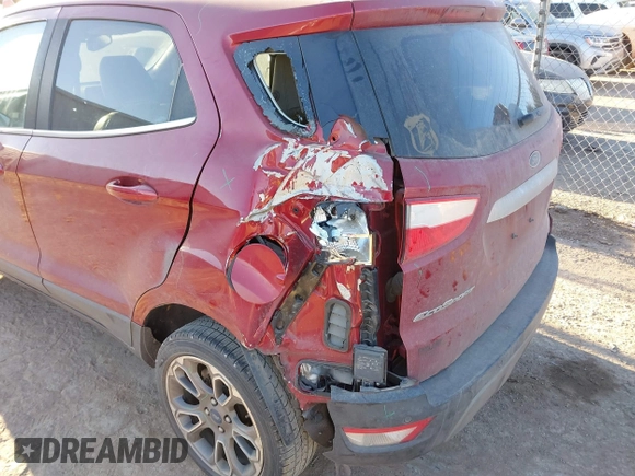 2019 Ford EcoSport Titanium z VIN MAJ6S3KL4KC271163, wystawiony jako IAAI lot #41674086 z przebiegiem 117 265 mil mil oraz . Historia ofert i sprzedaży dostępna na DreamBid. Obrazek 6.