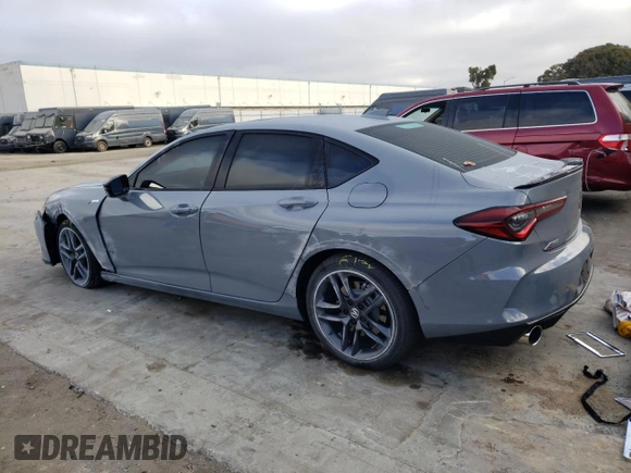 2024 Acura TLX w/A-Spec Package with VIN 19UUB6F59RA000539, listed as a Copart auction lot 77465054 with 4,739 mi miles and Salvage Title. Bid and sale history available at carsss.com. Image 2.