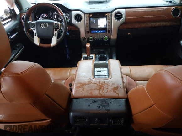 2018 Toyota Tundra SR5 with VIN 5TFAW5F15JX742032, listed as a Copart auction lot 83855754 with 82,476 mi miles and Salvage title. Bid and sale history available at DreamBid. Image 8.