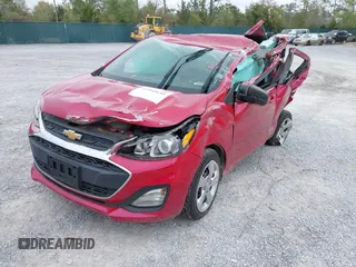 2020 Chevrolet Spark LS with VIN KL8CB6SA8LC449664, listed as a IAAI auction lot 41951655 with 33,005 mi miles. Bid and sale history available at carsss.com. Image 2.