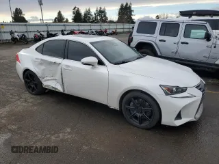 2017 Lexus IS 300 with VIN JTHCM1D27H5019693, listed as a Copart auction lot 44965975 with 104,657 mi miles and Salvage title. Bid and sale history available at DreamBid. Image 4.
