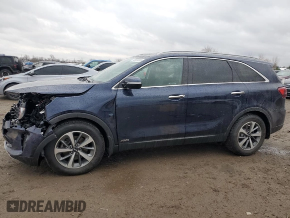 2020 Kia Sorento EX with VIN 5XYPHDA50LG659347, listed as a Copart auction lot 49669065 with 81,384 mi miles and Salvage Title. Bid and sale history available at DreamBid. Image 1.