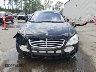 2007 Mercedes-Benz S 550 with VIN WDDNG86X87A115685, listed as a Copart auction lot 51022645 with 101,891 mi miles and Salvage Title. Bid and sale history available at DreamBid. Image 5.