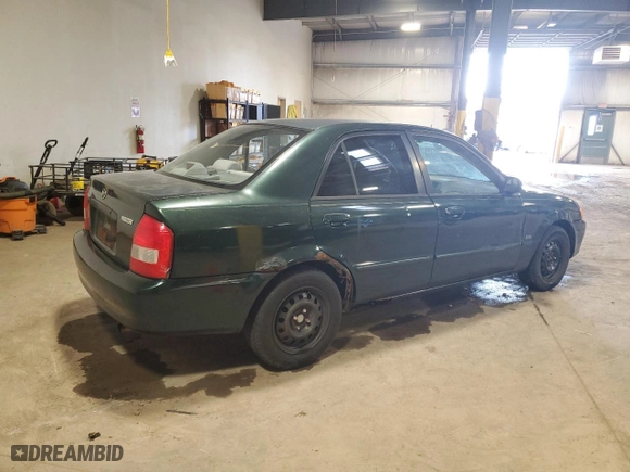 2000 Mazda Protege ES with VIN JM1BJ2216Y0199042, listed as a Copart auction lot 52282505 with 177,868 mi miles and Salvage Title. Bid and sale history available at carsss.com. Image 3.