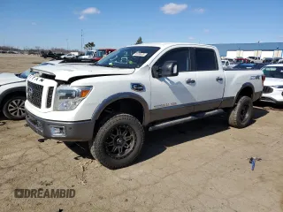2017 Nissan Titan XD PRO-4X with VIN 1N6BA1F47HN515322, listed as a Copart auction lot 50088405 with 74,142 mi miles and Clean Title. Bid and sale history available at carsss.com. Image 1.