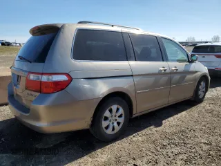 2005 Honda Odyssey EX with VIN 5FNRL38445B501098, listed as a Copart auction lot 53106755 with 236,731 mi miles and Clean Title. Bid and sale history available at carsss.com. Image 3.