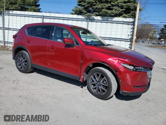 2018 Mazda CX-5 Grand Touring with VIN JM3KFBDM1J0305192, listed as a Copart auction lot 51082315 with 84,921 mi miles and Salvage Title. Bid and sale history available at carsss.com. Image 4.