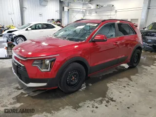 2025 Kia Niro EX with VIN KNDCR3LE7S5223119, listed as a Copart auction lot 47631945 with 336 mi miles and Salvage Title. Bid and sale history available at carsss.com. Image 1.