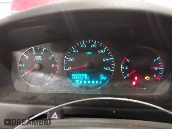 2008 Chevrolet Impala LT with VIN 2G1WC583589170653, listed as a IAAI auction lot 41609927 with 165,533 mi miles and . Bid and sale history available at DreamBid. Image 7.