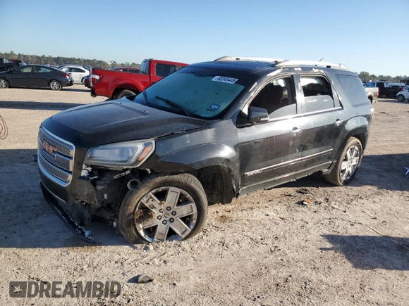 2013 GMC Acadia Denali with VIN 1GKKVTKD8DJ220406, listed as a Copart auction lot 48345445 with 0 mi miles and Salvage Title. Bid and sale history available at carsss.com. Image 1.