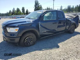 2019 Ram 1500 Tradesman z VIN 1C6SRFNTXKN651198, wystawiony jako Copart lot #58806495 z przebiegiem 61 082 mil mil oraz Szkoda całkowita • Salvage title. Historia ofert i sprzedaży dostępna na DreamBid. Obrazek 1.