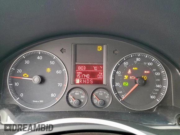 2008 Volkswagen Jetta SE z VIN 3VWRM71K98M063043, wystawiony jako Copart lot #50171755 z przebiegiem 151 740 mil mil oraz Szkoda całkowita • Salvage title. Historia ofert i sprzedaży dostępna na DreamBid. Obrazek 9.