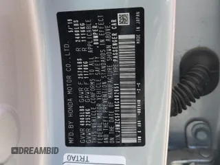 2019 Honda Clarity Plug-In Hybrid with VIN JHMZC5F10KC002651, listed as a Copart auction lot 68852964 with 80,762 mi miles and Salvage Title. Bid and sale history available at carsss.com. Image 12.