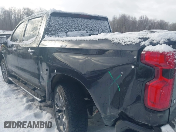 2023 Chevrolet Silverado 1500 RST with VIN 1GCUDEE81PZ200943, listed as a IAAI auction lot 41475353 with 24,538 mi miles and . Bid and sale history available at DreamBid. Image 3.