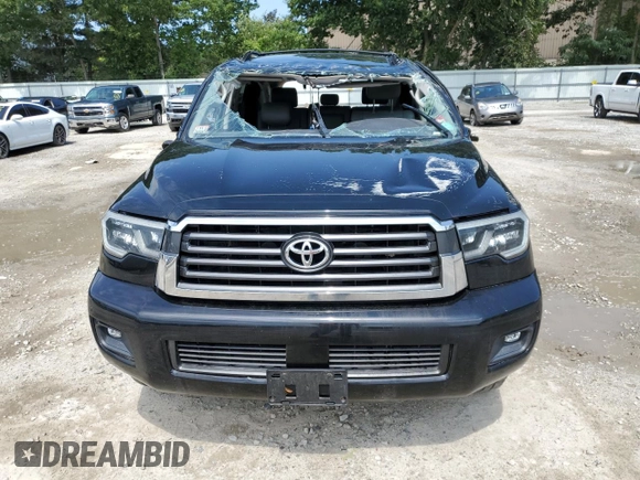 2019 Toyota Sequoia SR5 with VIN 5TDBY5G14KS173520, listed as a Copart auction lot 63435404 with 140,808 mi miles and Salvage Title. Bid and sale history available at carsss.com. Image 5.