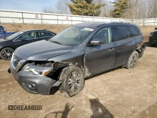 2019 Nissan Pathfinder SV with VIN 5N1DR2MM0KC634471, listed as a Copart auction lot 49130525 with 101,938 mi miles and Clean Title. Bid and sale history available at carsss.com. Image 1.
