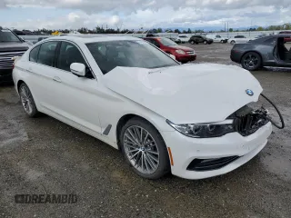 2018 BMW 5 Series 530i xDrive with VIN WBAJA7C53JWC75572, listed as a Copart auction lot 51467985 with 53,379 mi miles and Salvage Title. Bid and sale history available at carsss.com. Image 4.
