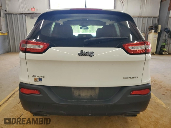 2017 Jeep Cherokee Sport z VIN 1C4PJMAS6HW566899, wystawiony jako Copart lot #52349685 z przebiegiem 155 877 mil mil oraz Szkoda całkowita • Salvage title. Historia ofert i sprzedaży dostępna na DreamBid. Obrazek 6.