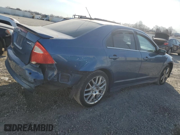 2010 Ford Fusion SPORT with VIN 3FAHP0KC7AR112758, listed as a Copart auction lot 49185995 with 131,012 mi miles and Salvage Title. Bid and sale history available at carsss.com. Image 3.