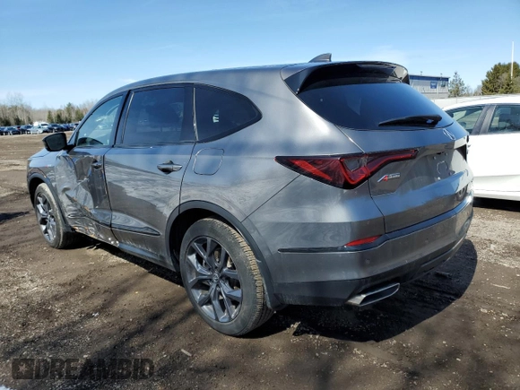 2023 Acura MDX w/A-Spec Package z VIN 5J8YE1H06PL801136, wystawiony jako Copart lot #51436935 z przebiegiem 33 185 mil mil oraz Czysty tytuł • Clean title. Historia ofert i sprzedaży dostępna na DreamBid. Obrazek 2.