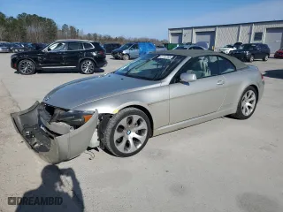 2005 BMW 6 Series 645Ci with VIN WBAEK73455B325209, listed as a Copart auction lot 47722895 with 148,246 mi miles and Salvage Title. Bid and sale history available at carsss.com. Image 1.