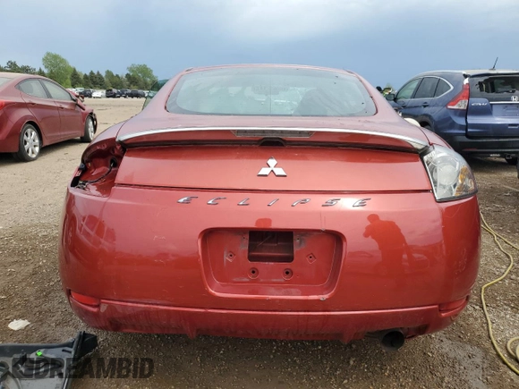 2008 Mitsubishi Eclipse GS with VIN 4A3AK24F78E042198, listed as a Copart auction lot 53043564 with 105,025 mi miles and Salvage Title. Bid and sale history available at carsss.com. Image 6.