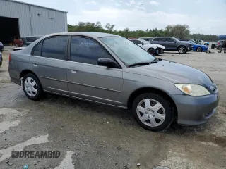 2005 Honda Civic LX with VIN 2HGES16505H608324, listed as a Copart auction lot 53636065 with 176,303 mi miles and Clean Title. Bid and sale history available at carsss.com. Image 4.