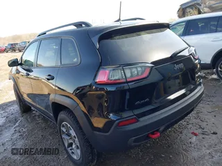 2022 Jeep Cherokee Trailhawk with VIN 1C4PJMBX0ND500947, listed as a IAAI auction lot 41691906 with 16,163 mi miles. Bid and sale history available at carsss.com. Image 3.