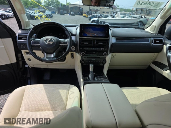 2023 Lexus GX 460 Premium with VIN JTJAM7BX6P5360542, listed as a Copart auction lot 62997565 with 14,893 mi miles and Salvage title. Bid and sale history available at DreamBid. Image 9.
