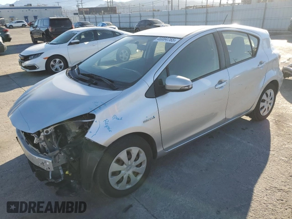 2012 Toyota Prius One with VIN JTDKDTB30C1023850, listed as a Copart auction lot 46884765 with 201,849 mi miles and Salvage Title. Bid and sale history available at carsss.com. Image 1.
