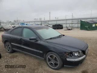2004 Volvo S60 with VIN YV1RH59H142389189, listed as a Copart auction lot 43002135 with 161,744 mi miles and Salvage Title. Bid and sale history available at carsss.com. Image 4.