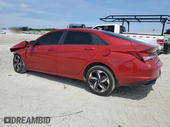 2023 Hyundai Elantra SEL with VIN KMHLS4AG1PU435568, listed as a Copart auction lot 53492005 with Not provided miles and Non repairable. Bid and sale history available at DreamBid. Image 2.