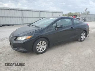 2012 Honda Civic Cpe LX with VIN 2HGFG3B54CH553218, listed as a Copart auction lot 52603785 with 121,672 mi miles and Clean Title. Bid and sale history available at carsss.com. Image 1.