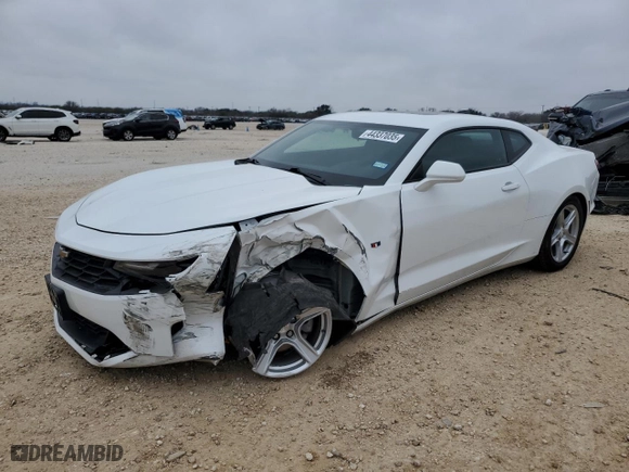2022 Chevrolet Camaro 1LT with VIN 1G1FB1RX4N0111533, listed as a Copart auction lot 44337035 with 63,044 mi miles and Salvage Title. Bid and sale history available at carsss.com. Image 1.