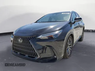 2022 Lexus NX with VIN 2T2AGCEZ3NC001032, listed as a Copart auction lot 50041333 with 5,801 mi miles. Bid and sale history available at carsss.com. Image 1.