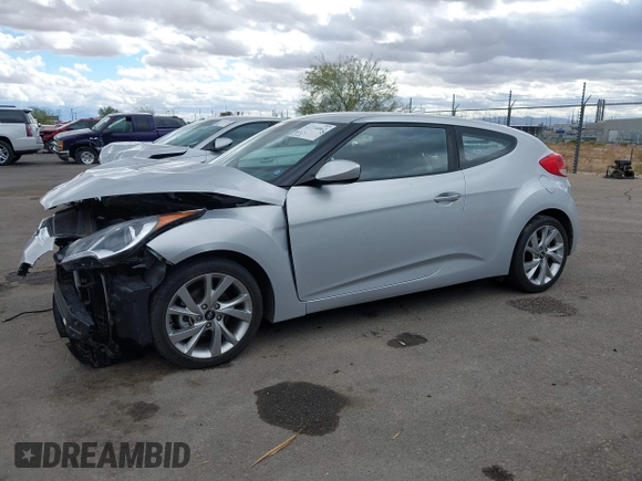 2017 Hyundai Veloster Value Edition with VIN KMHTC6AD2HU308084, listed as a IAAI auction lot 41734062 with 59,354 mi miles. Bid and sale history available at carsss.com. Image 15.