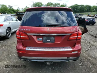 2017 Mercedes-Benz GLS 450 with VIN 4JGDF6EEXHA811409, listed as a Copart auction lot 55919534 with 80,632 mi miles and . Bid and sale history available at DreamBid. Image 6.