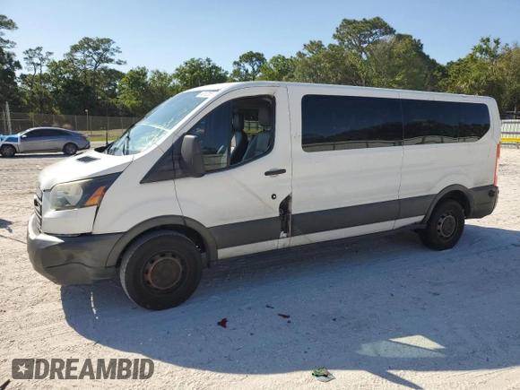 2016 Ford Transit XL z VIN 1FBZX2YM0GKB50084, wystawiony jako Copart lot #49362855 z przebiegiem Nie podano mil oraz Szkoda całkowita • Salvage title. Historia ofert i sprzedaży dostępna na DreamBid. Obrazek 1.