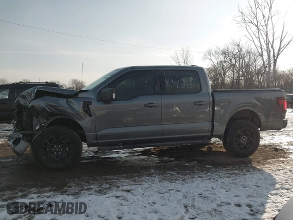2024 Ford F-150 XLT with VIN 1FTFW3LD5RFA49438, listed as a IAAI auction lot 41558895 with 18,060 mi miles. Bid and sale history available at carsss.com. Image 14.