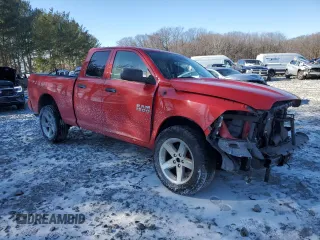2017 Ram 1500 Express with VIN 1C6RR7FGXHS619593, listed as a Copart auction lot 45809095 with 62,403 mi miles and Salvage Title. Bid and sale history available at carsss.com. Image 4.