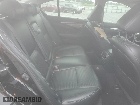 2014 Infiniti Q50 Hybrid Sport with VIN JN1AV7AP0EM691754, listed as a Copart auction lot 56005975 with 176,845 mi miles and Clean Title. Bid and sale history available at DreamBid. Image 10.