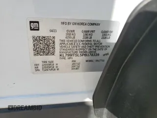 2023 Chevrolet TrailBlazer RS with VIN KL79MTSL5PB178339, listed as a Copart auction lot 89401655 with 23,163 mi miles and Clean Title. Bid and sale history available at DreamBid. Image 15.