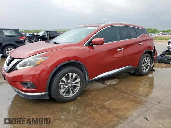 2018 Nissan Murano SV z VIN 5N1AZ2MG2JN188209, wystawiony jako Copart lot #51116065 z przebiegiem 104 015 mil mil oraz Szkoda całkowita • Salvage title. Historia ofert i sprzedaży dostępna na DreamBid. Obrazek 1.
