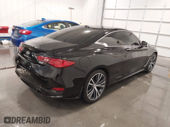 2017 Infiniti Q60 Premium with VIN JN1EV7EL9HM550792, listed as a IAAI auction lot 41595705 with 70,799 mi miles and . Bid and sale history available at DreamBid. Image 4.