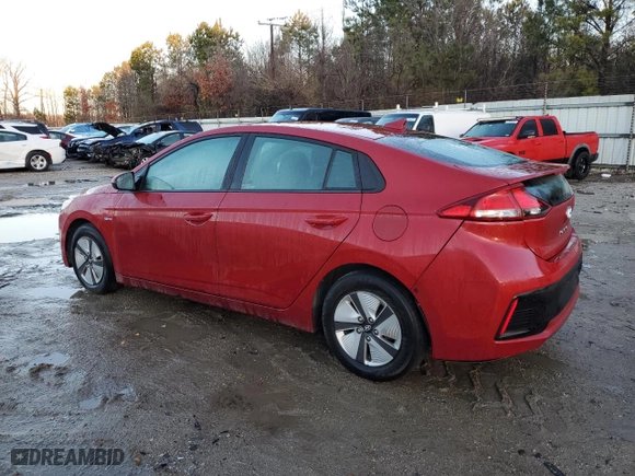 2019 Hyundai Ioniq Hybrid Blue with VIN KMHC65LC3KU179821, listed as a Copart auction lot 42593805 with 127,402 mi miles and Clean Title. Bid and sale history available at carsss.com. Image 2.