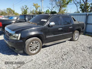 2010 Chevrolet Avalanche LTZ with VIN 3GNNCGE04AG250747, listed as a Copart auction lot 48952615 with 142,136 mi miles and Salvage Title. Bid and sale history available at DreamBid. Image 1.