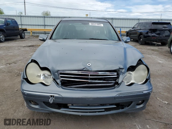 2006 Mercedes-Benz C 280 Luxury with VIN WDBRF92H06F774525, listed as a Copart auction lot 56531665 with 20,148 mi miles and Salvage title. Bid and sale history available at DreamBid. Image 5.