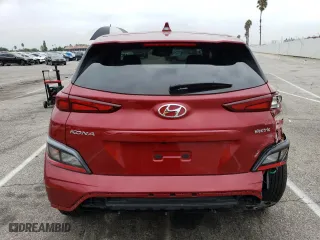 2023 Hyundai Kona Electric SE with VIN KM8K23AGXPU184488, listed as a Copart auction lot 70221173 with 36 mi miles. Bid and sale history available at carsss.com. Image 6.